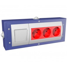 Block of electrical sockets