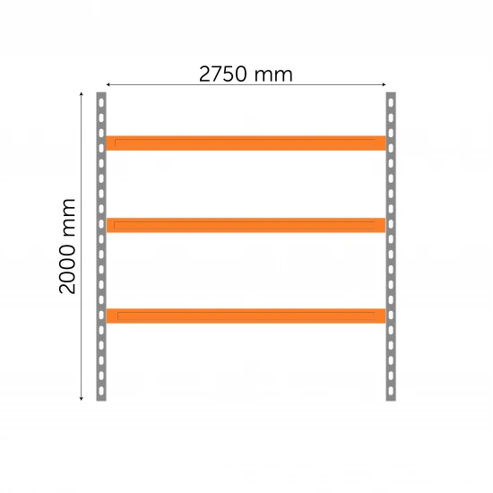 Shelving 2000x2750x800mm