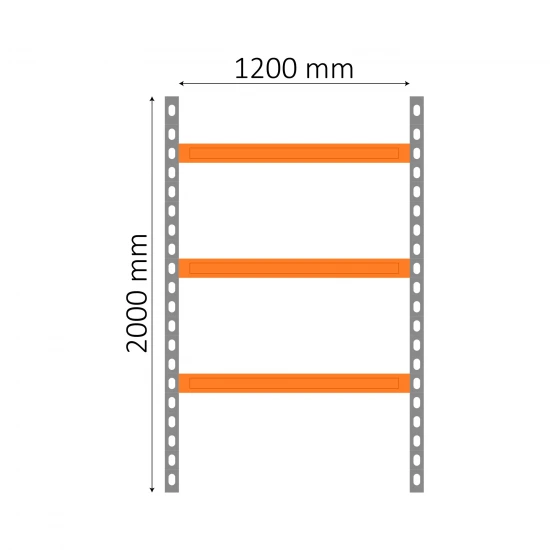 Shelving 2000x1200x800mm