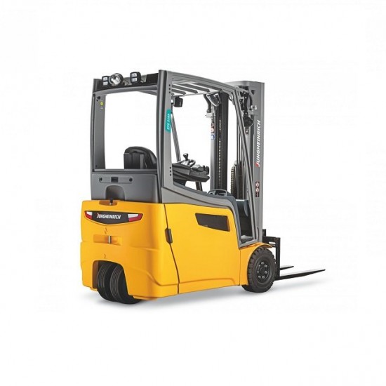 Electric three-wheel counterbalance forklift EFG 213-220 Jungheinrich