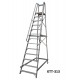 Ladder with 13 steps, platform height 3310 mm, STKTT313