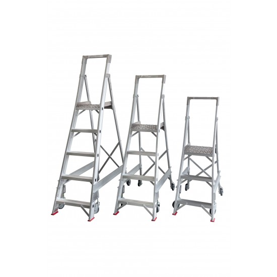 Ladder with 4 steps, platform height 890 mm, STPTH104