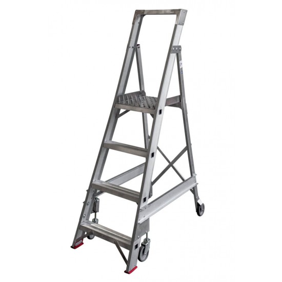 Ladder with 4 steps, platform height 890 mm, STPTH104