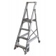 Ladder with 4 steps, platform height 890 mm, STPTH104