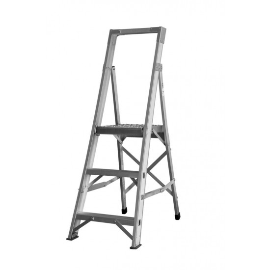 Ladder with 3-step platform, platform height 680 mm, STTT103