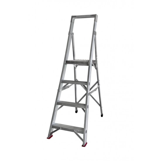 Ladder with 4-step platform, platform height 940 mm, STTT104