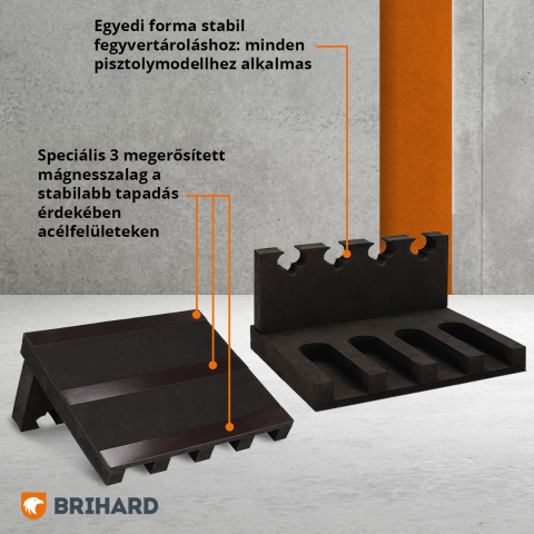 Brihard 4-guns 3D Foam Holder