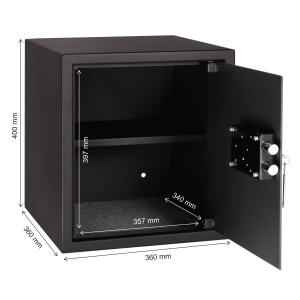 Brihard Business K Black Pearl Mēbeļu seifs