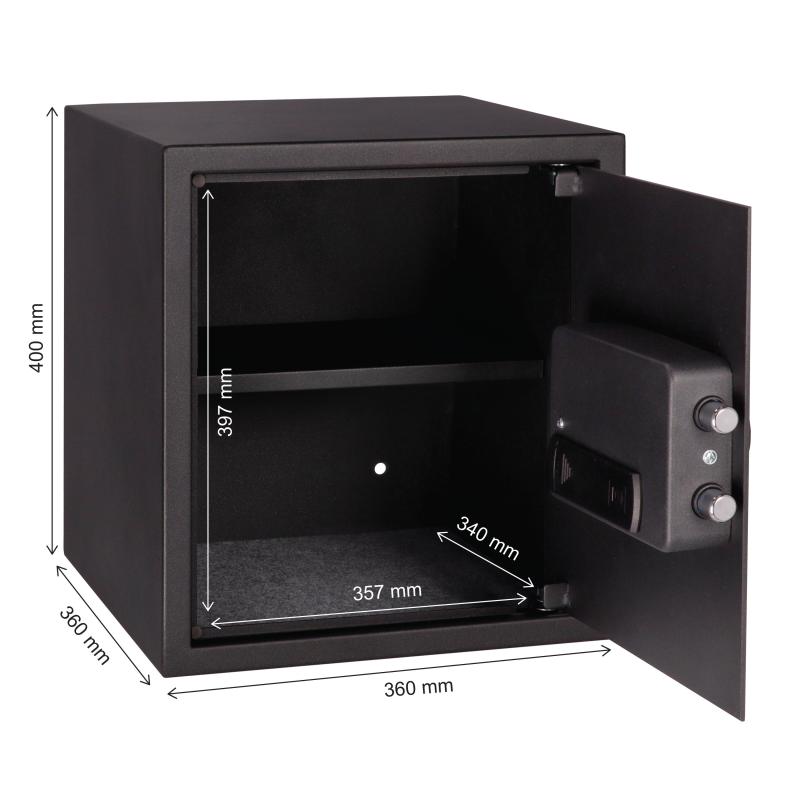 Brihard Business LED E Black Pearl Mēbeļu seifs