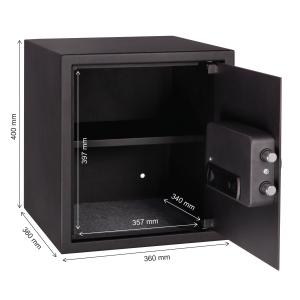 Brihard Business LED E Black Pearl Mēbeļu seifs