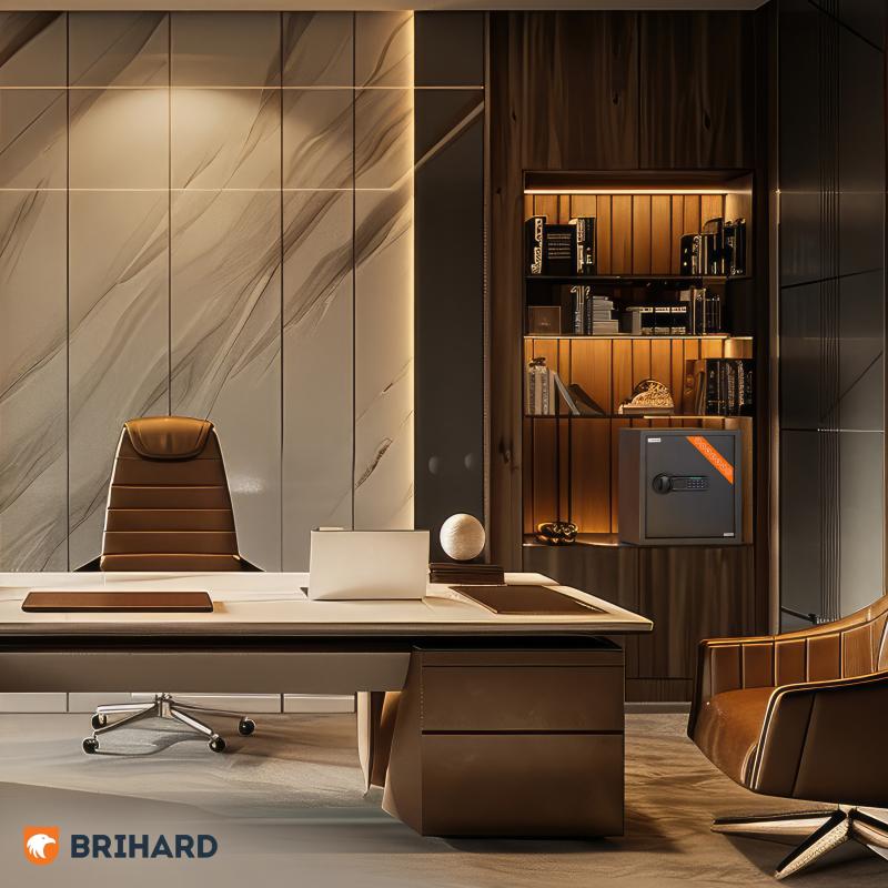 Brihard Business LED E Black Pearl Mēbeļu seifs