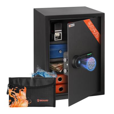 Brihard Business XL Biometric Black Pearl biroja seifs