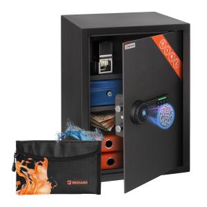 Brihard Business XL Biometric Black Pearl biroja seifs