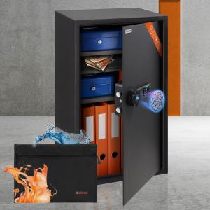 Brihard Business XXL Biometric Black Pearl biroja seifs