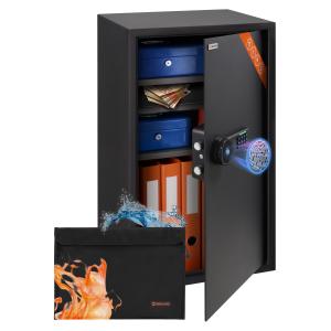 Brihard Business XXL Biometric Black Pearl biroja seifs