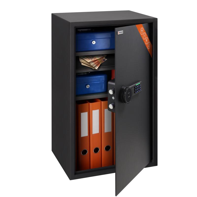 Brihard Business XXL Biometric Black Pearl biroja seifs