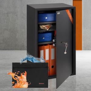Brihard Business XXL K Black Pearl biroja seifs