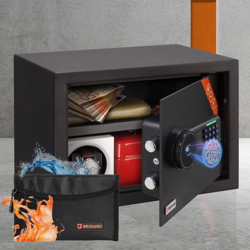 Brihard Family Biometric Black Pearl mēbeļu seifs