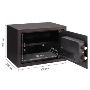 Brihard Family Biometric Black Pearl mēbeļu seifs