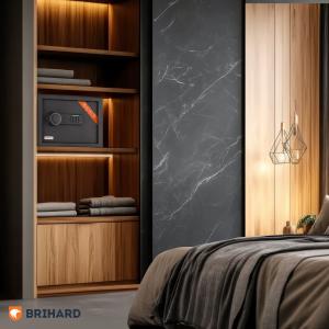 Brihard Family Biometric Black Pearl mēbeļu seifs