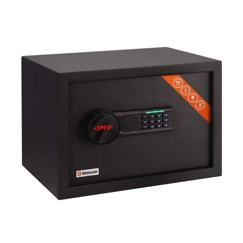 Brihard Family LCD Black Pearl Mēbeļu seifs