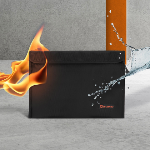 Brihard Fire Proof Documents Bag