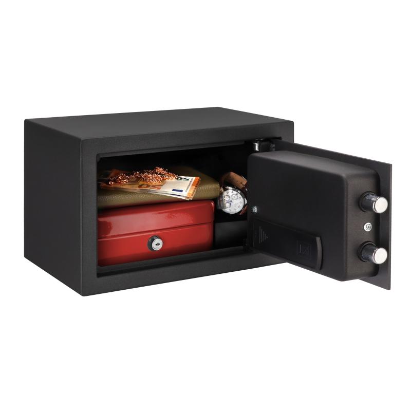Brihard Home LED E Black Pearl Mēbeļu seifs