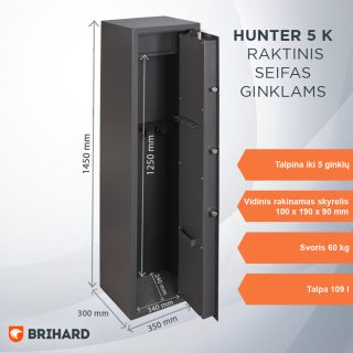 BRIHARD HUNTER 5 K 5 ieročiem
