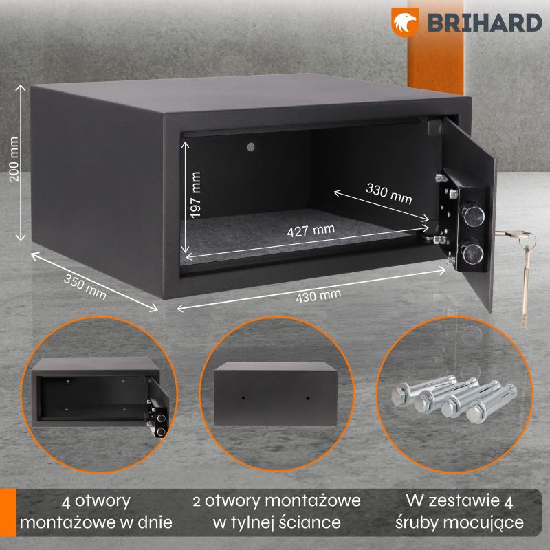 Brihard Laptop K Black Pearl Seifs klēpjdatoram