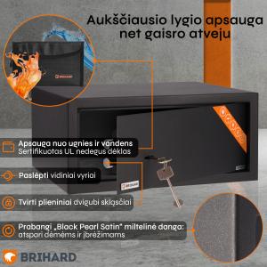 Brihard Laptop K Black Pearl Seifs klēpjdatoram