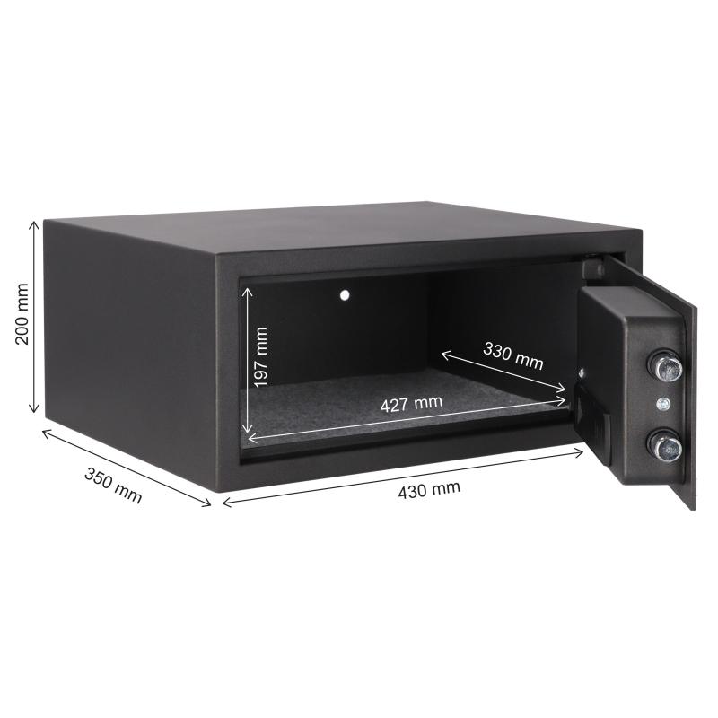 Brihard Laptop LED E Black Pearl Seifs klēpjdatoram