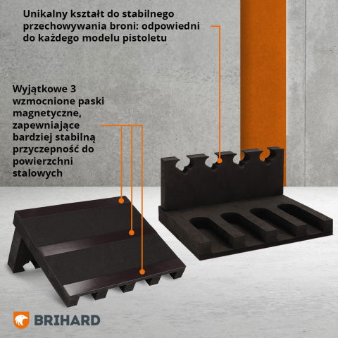 Brihard 4-guns 3D Foam Holder ложемент для оружия