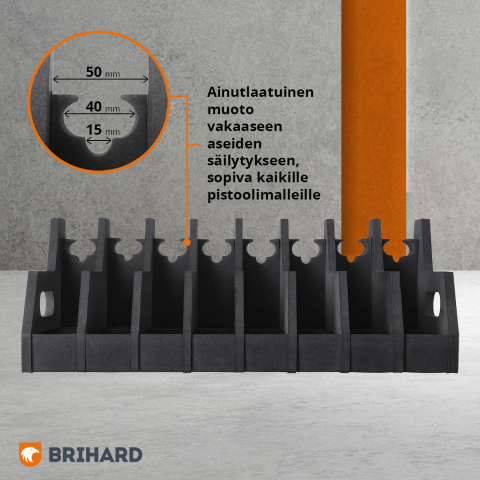 Brihard Advanced 8-guns Foam Holder
