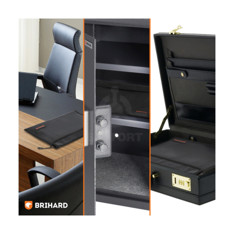 Brihard Fire Proof Documents Bag