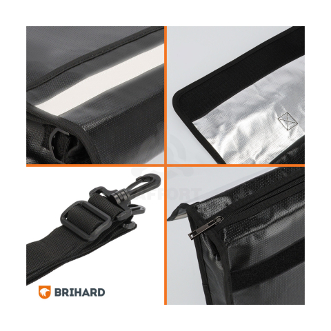 Brihard Fire Proof Documents Case