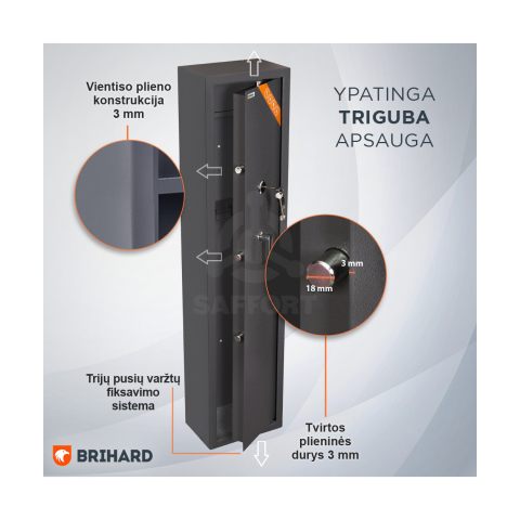 BRIHARD HUNTER 3 K 3 ieročiem
