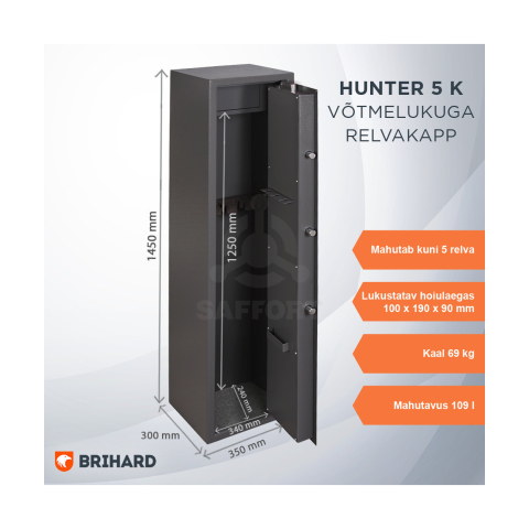 BRIHARD HUNTER 5 K 5 ieročiem