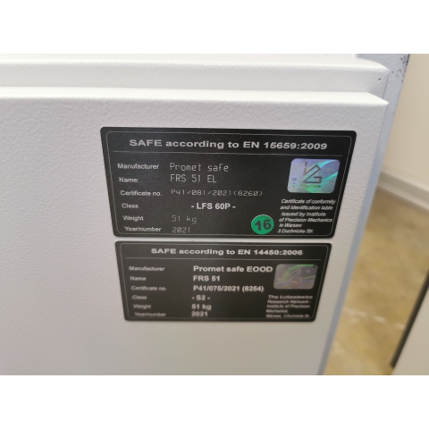 Огнестойкий сейф FRS 51 EL